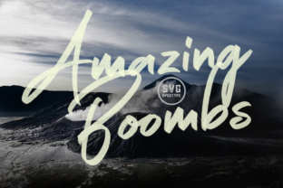Amazing Boombs: The Bold Script Font for Authentic Branding
