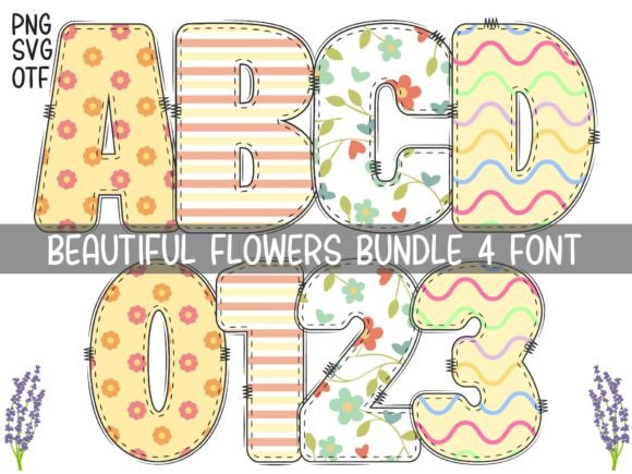 Beautiful Flowers: A Font That Blooms with Whimsy and Color