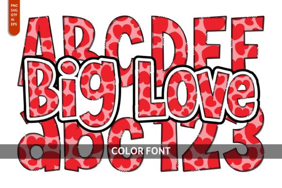 Big Love: The Color Font That Brings Joy to Your Design Projects