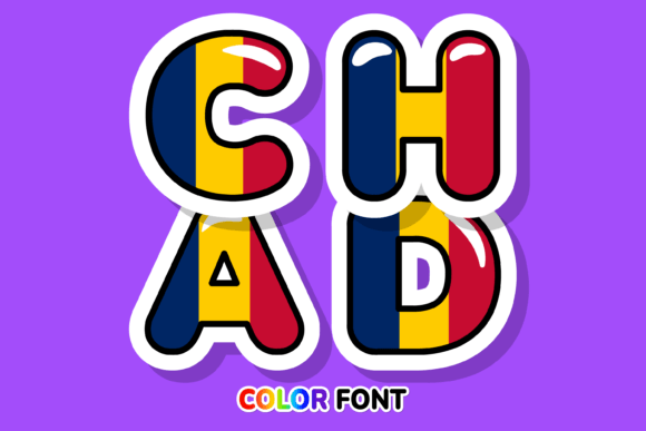 Chad: The Flag-Inspired Font for Bold Projects