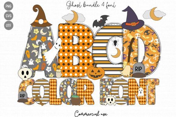 Ghost: A Playful Font for Spooky-Cute Halloween Designs