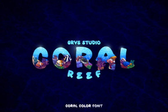 Grvs Coral Reef Colorful Decorative Svg: A Deep Dive into This Creative Font