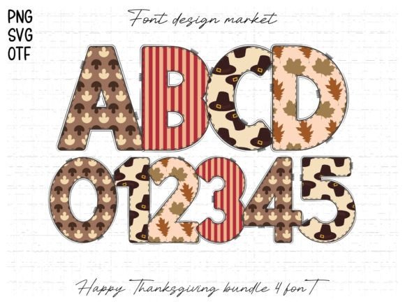 Happy Thanksgiving: A Bold Font for Festive Designs