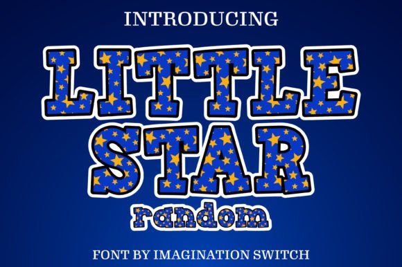 Little Star Font: A Colorful Display Typeface for Creative Projects