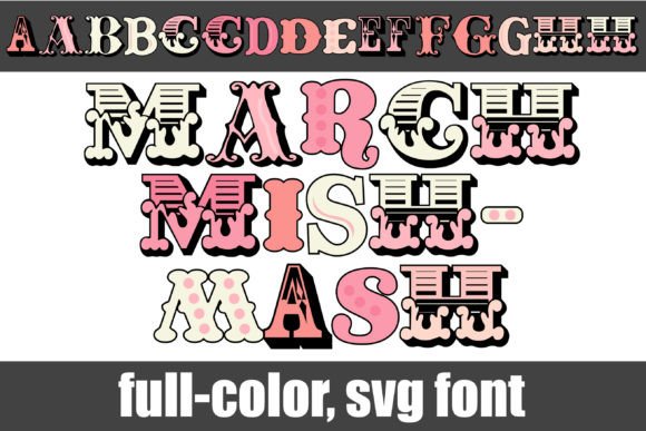 Mishmash Mom: A Playful Full-Color SVG Font for Creative Brands
