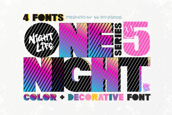 One Night 5: A Retro Font for Modern Creators