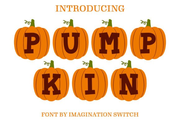 Pumpkin: A Creative Font with a Colorful Twist