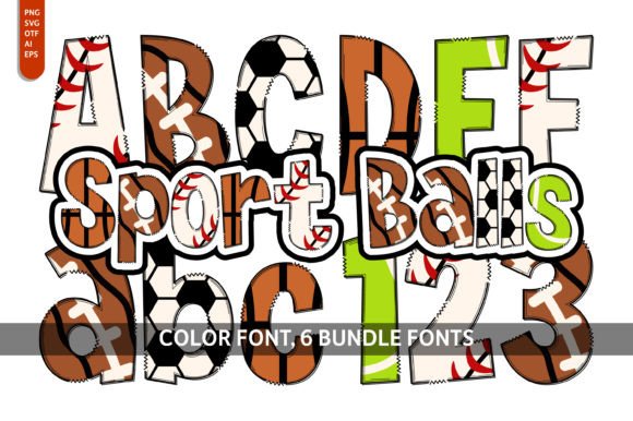 Sport Balls Bundle: The Creative Font for Active Designs