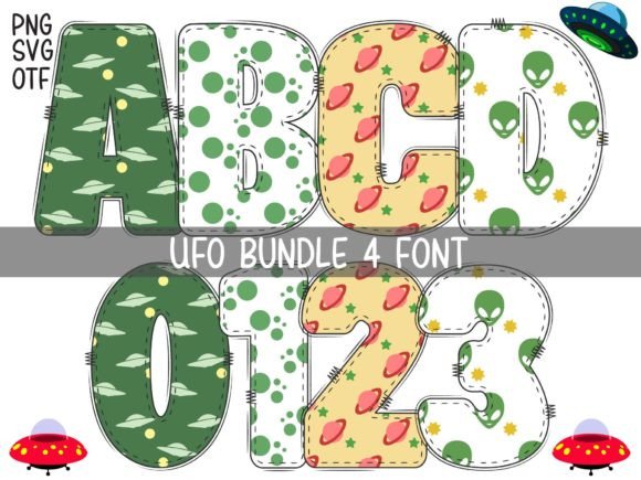 Ufo: A Modern Patriotic Color Font for Bold Design