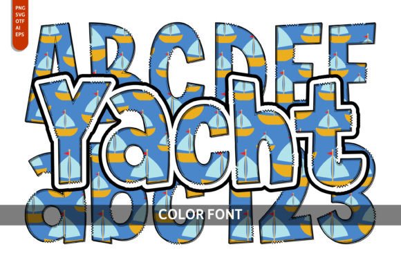 Yacht: A Color Font That Captures the Vibe of a Sun-Soaked Summer